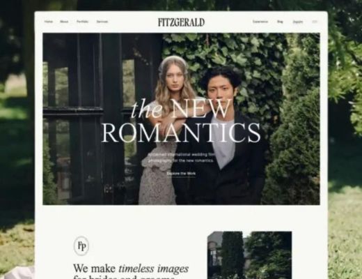 Exemple de site internet mariage personnalisé avec formulaire RSVP et programme de la journée
