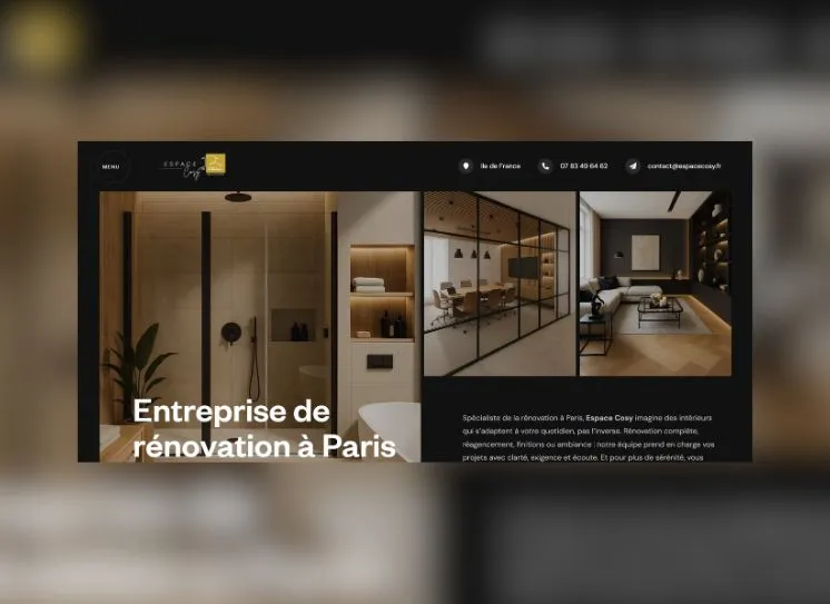 Site internet pour artisan